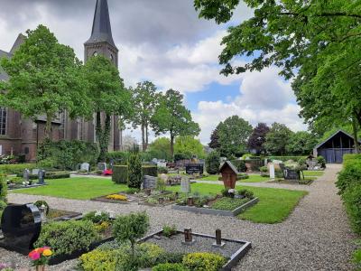 Foto vom Friedhof in Qualburg
