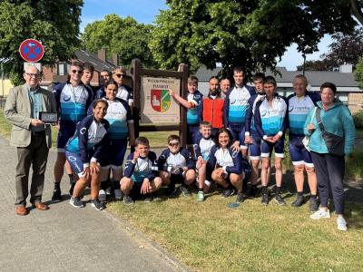 Schülerinnen und Schüler aus Hasselt Belgien besuchen Bedburg-Hau